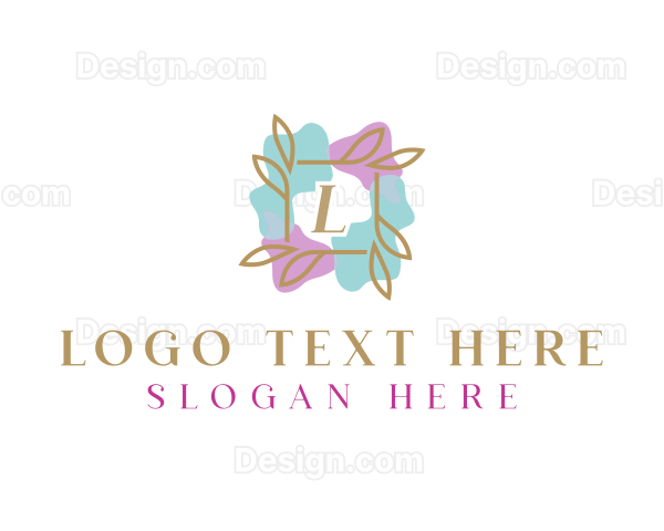 Beauty Watercolor Floral Logo