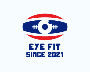 Rugby Ball Eye logo design