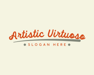 Funky Cursive Business logo design