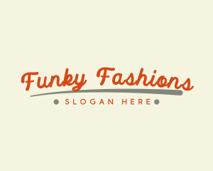 Funky Cursive Business logo