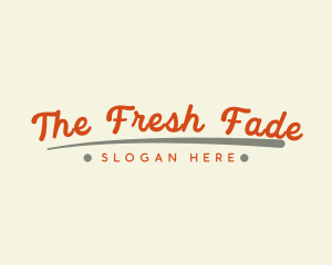 Funky Cursive Business logo design