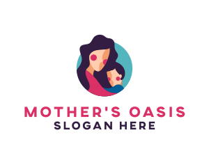 Mother Child Parenting logo design