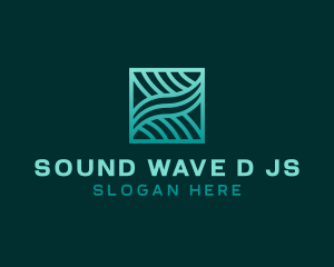 Software Tech Waves logo design