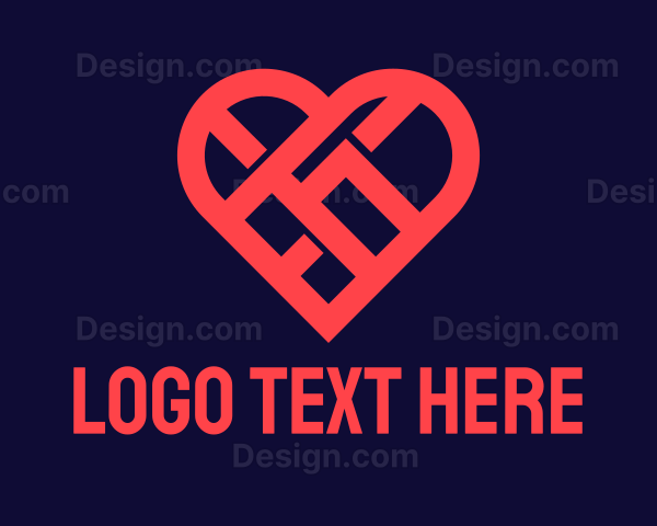 Woven Heart Dating Logo