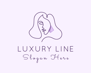 Violet Female Earrings logo design