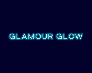 Neon Glow Nightlife logo design