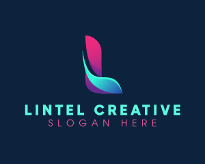 Creative Advertising Letter L logo design