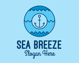 Blue Anchor Waves  logo