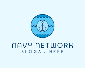Blue Anchor Waves  logo