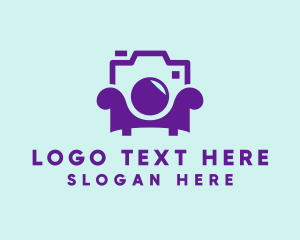 Violet Camera Armchair logo