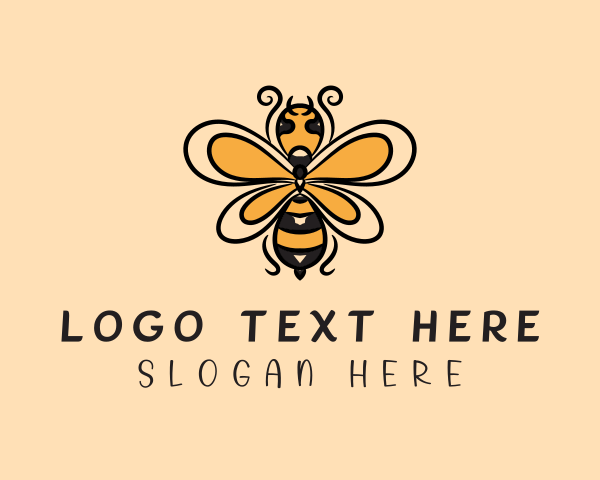 Beehive logo example 3