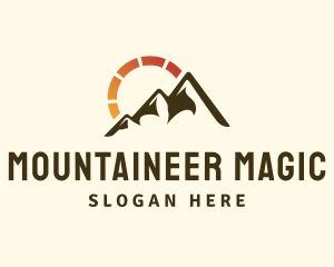 Mountain Sun Solar logo design