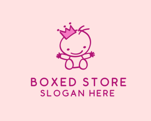 Pink Baby Princess logo design