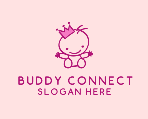 Pink Baby Princess logo design