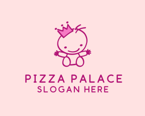 Pink Baby Princess logo design