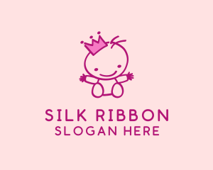 Pink Baby Princess logo design