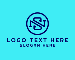 Tech Digital Company Letter NS Logo
