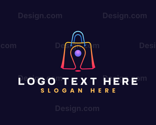 Location Shopping Bag Logo