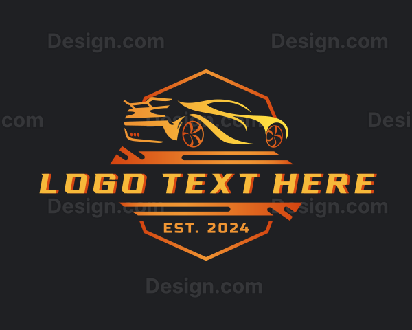 Auto Racing Garage Logo