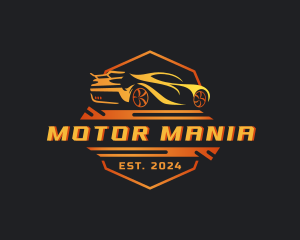 Auto Racing Garage logo design