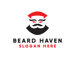 Bearded Man Head logo design