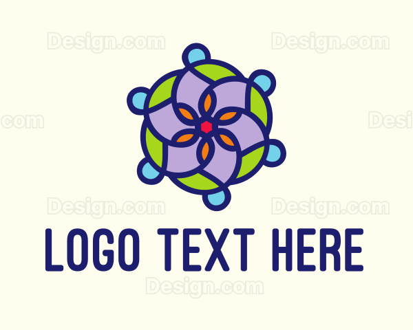 Moroccan Flower Tile Logo