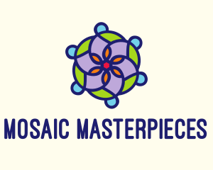 Moroccan Flower Tile  logo design