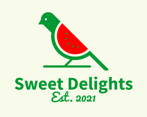 Bird Dove Watermelon  logo