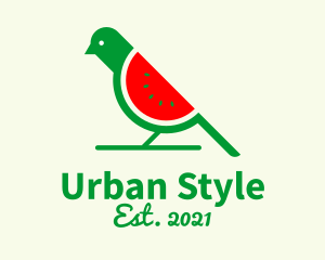 Bird Dove Watermelon  logo