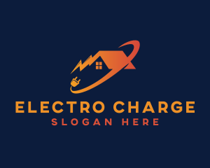 Electric Lightning House logo design