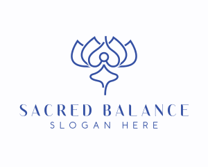 Standing Balance Yoga logo design