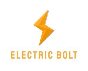 Geometric Lightning Bolt logo