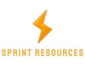Geometric Lightning Bolt logo