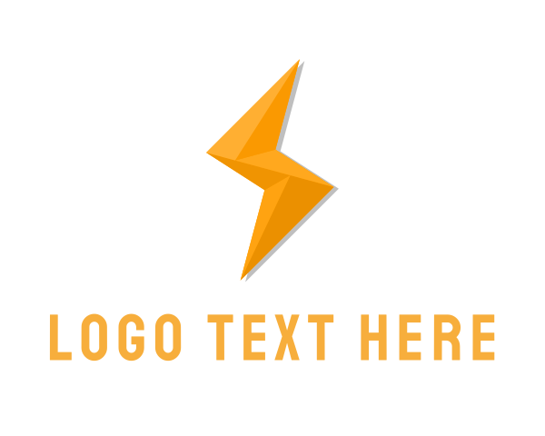 Lightning logo example 4