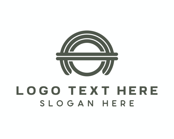 Letter Ao logo example 2