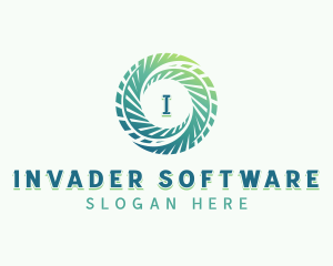 Cyberspace Technology Software logo design