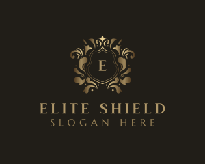 Shield Royalty Crown logo design