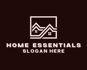 Residential Home Roofing logo design