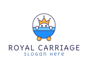 Crown Cute Boy logo design