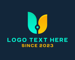 Technology Letter U logo
