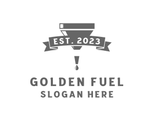 Mechanic Engine Oil Funnel logo design