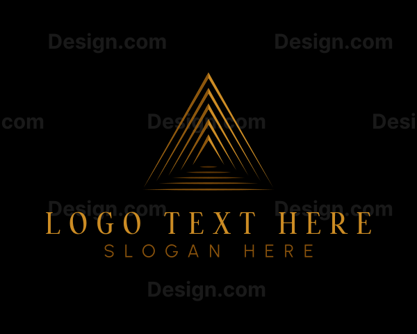 Pyramid Structural Architecture Logo