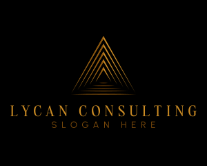 Luxury Pyramid Business logo design