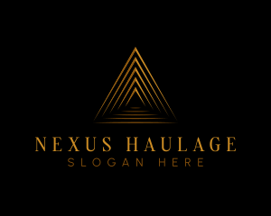 Luxury Pyramid Business logo design