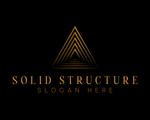 Luxury Pyramid Business logo design