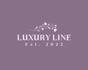 Luxury Salon Wordmark logo design