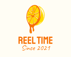 Lemon Juice Clock  logo design