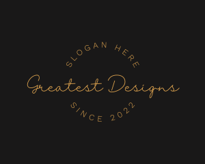 Classy Handwritten Signature logo design