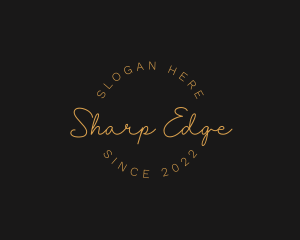 Classy Handwritten Signature logo design