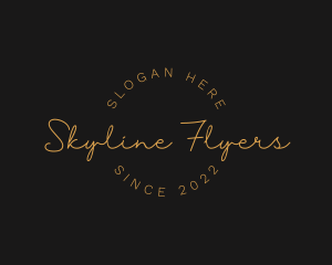 Classy Handwritten Signature logo design